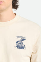 Men's Lone Star Armadillo Short Sleeve Standard T-Shirt in the color Cream - Additional Fit image