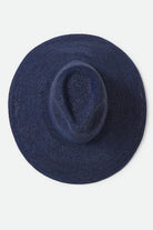 Women's Helena Straw Sun Hat in the color Midnight Blue - Additional Laydown image