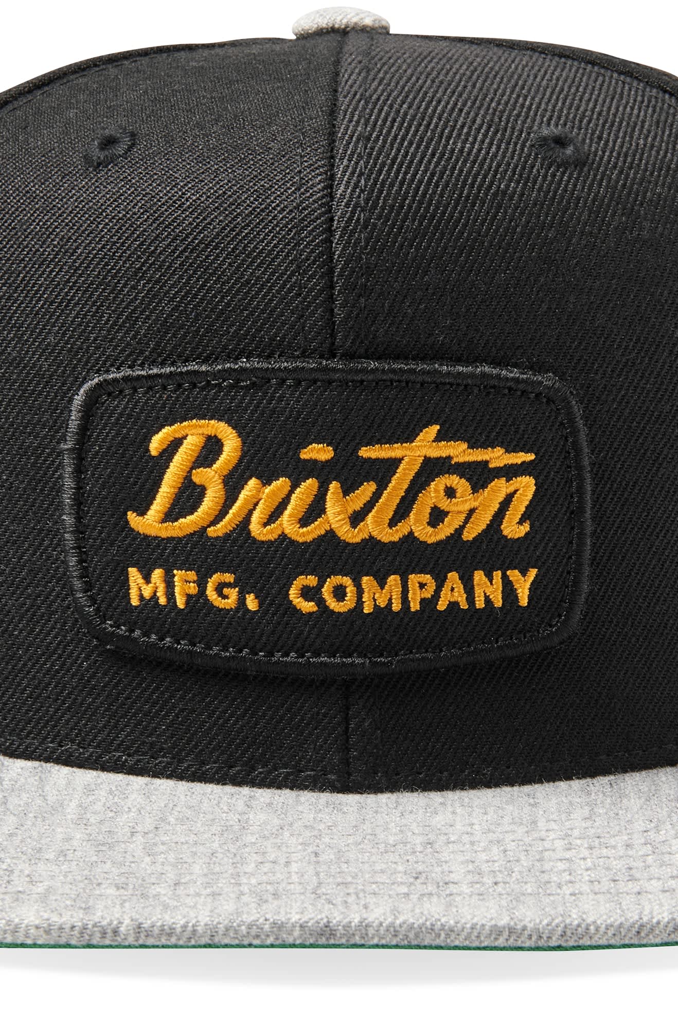 Unisex Jolt Snapback in the color Black/Heather Grey - Additional Laydown image