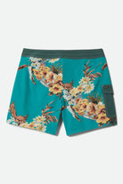 Men's Classic Trunk 17" in the color Primal Green/Floral - Additional Laydown image