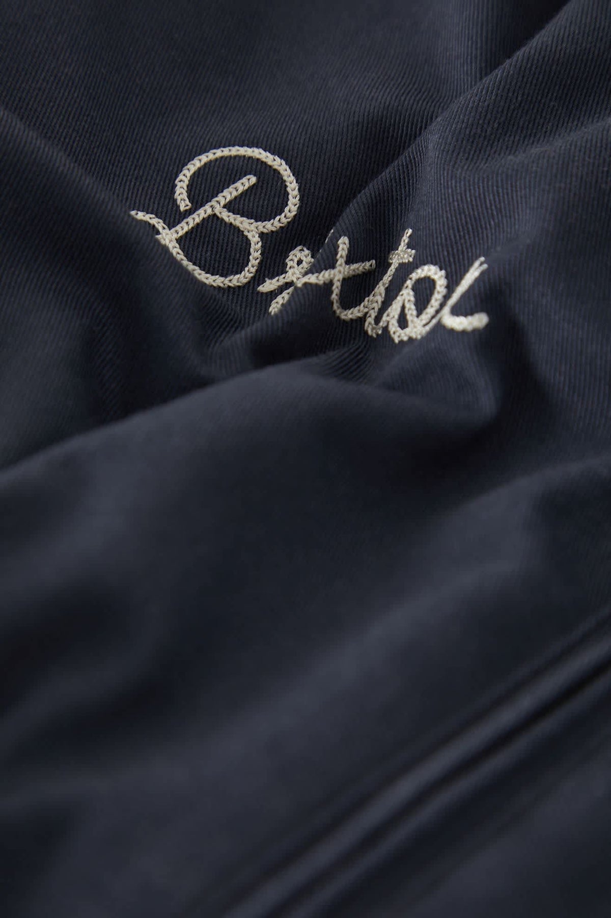 Men's 76 Mechanics Jacket in the color Washed Navy - Additional Laydown image