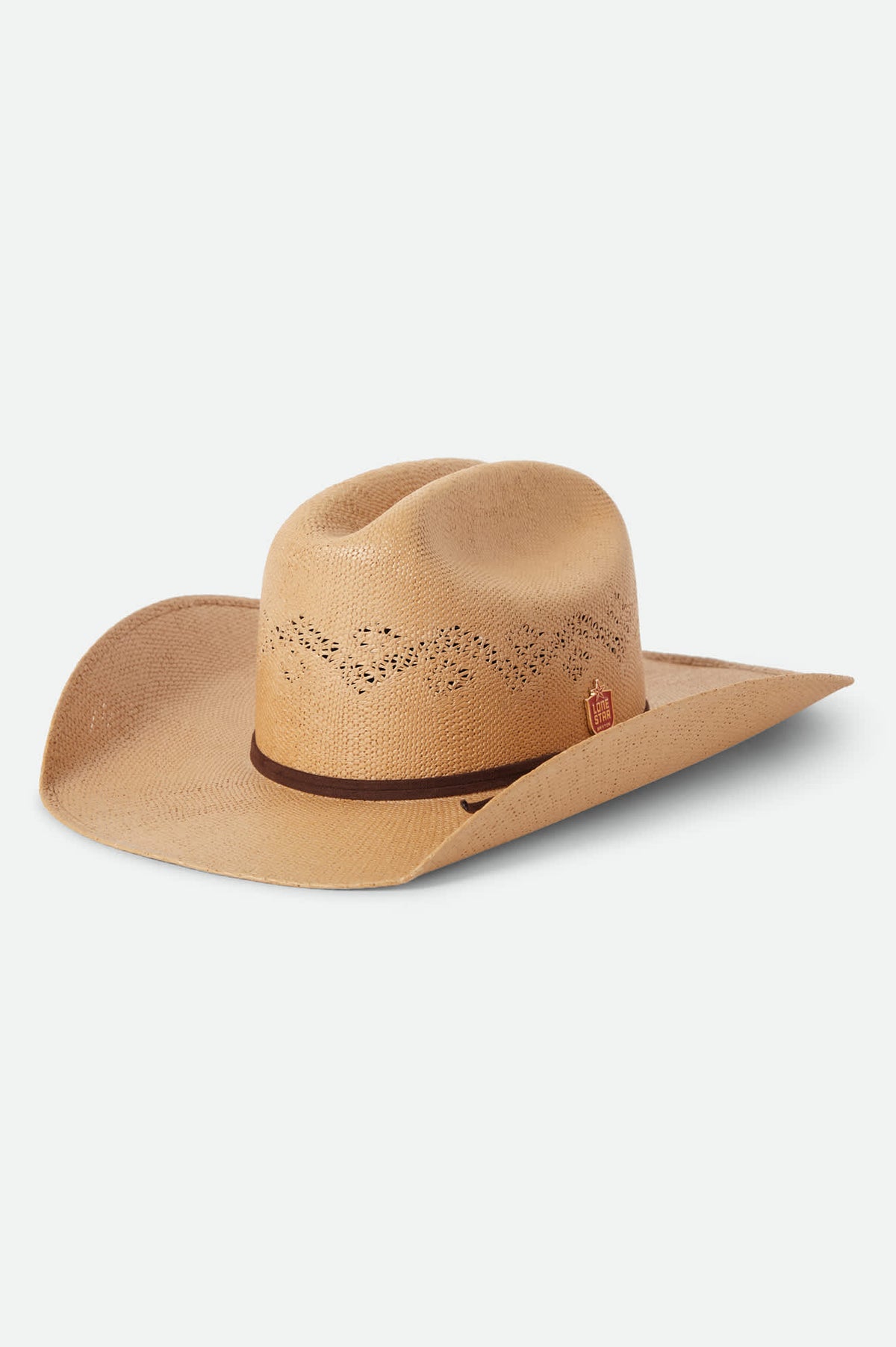 Unisex Lone Star Straw Cowboy Hat in Texas Gold – Brixton