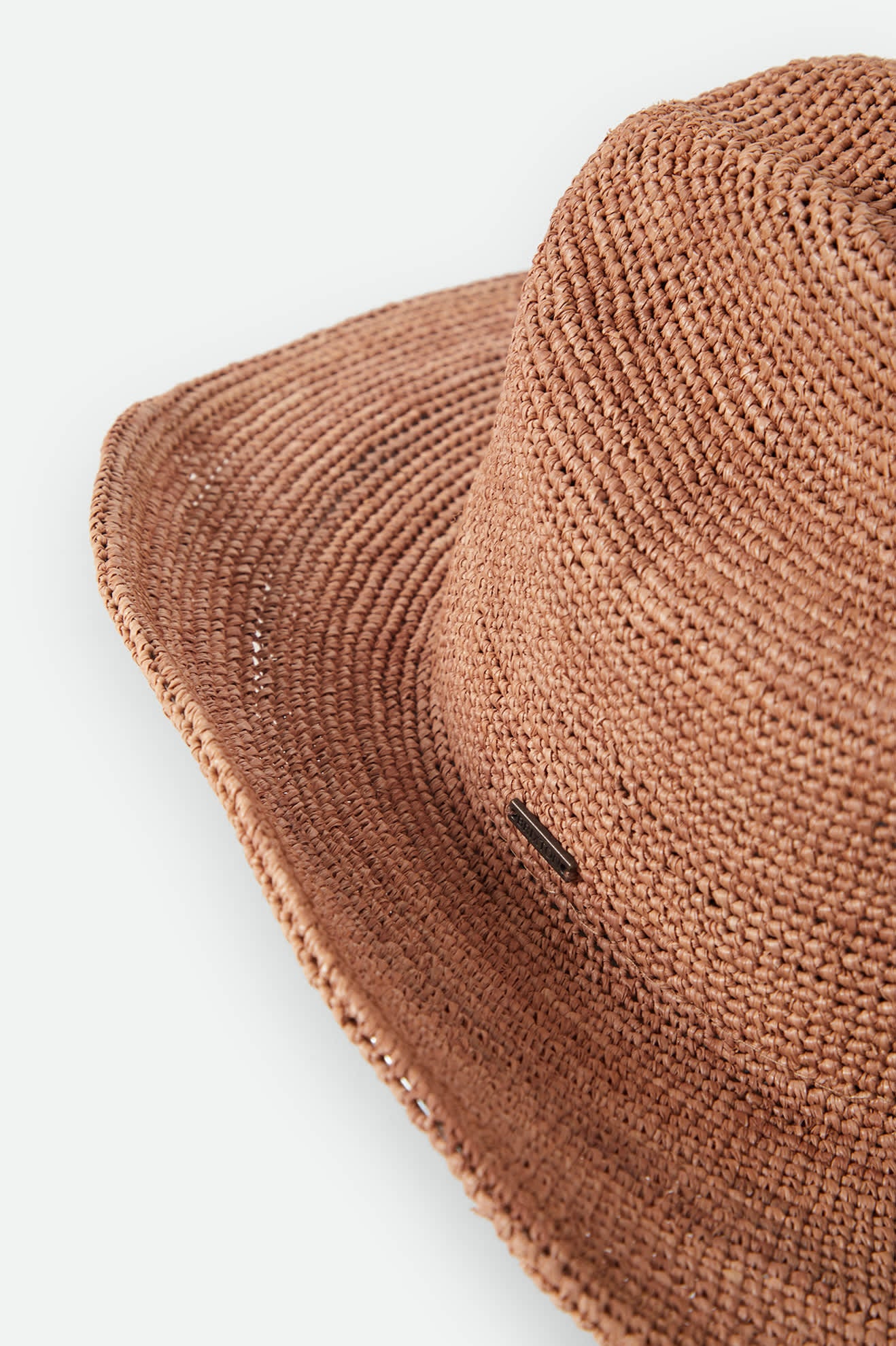 Women's Odessa Straw Packable Cowboy Hat in the color Italian Clay - Additional Laydown image