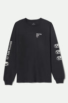 Men's Union L/S Standard T-Shirt in the color Black - Front Product View