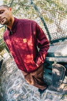 Men's Union Relaxed Harrington Jacket in the color Port - Men's Lifestyle image