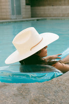 Women's Marina Panama Lifeguard Hat in the color Panama White - Men's Lifestyle image