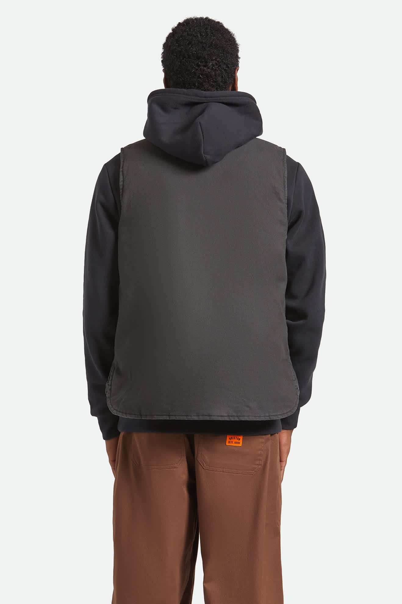 Men's Builders Abraham Reversible Vest in the color Bark Camo - Additional Fit image