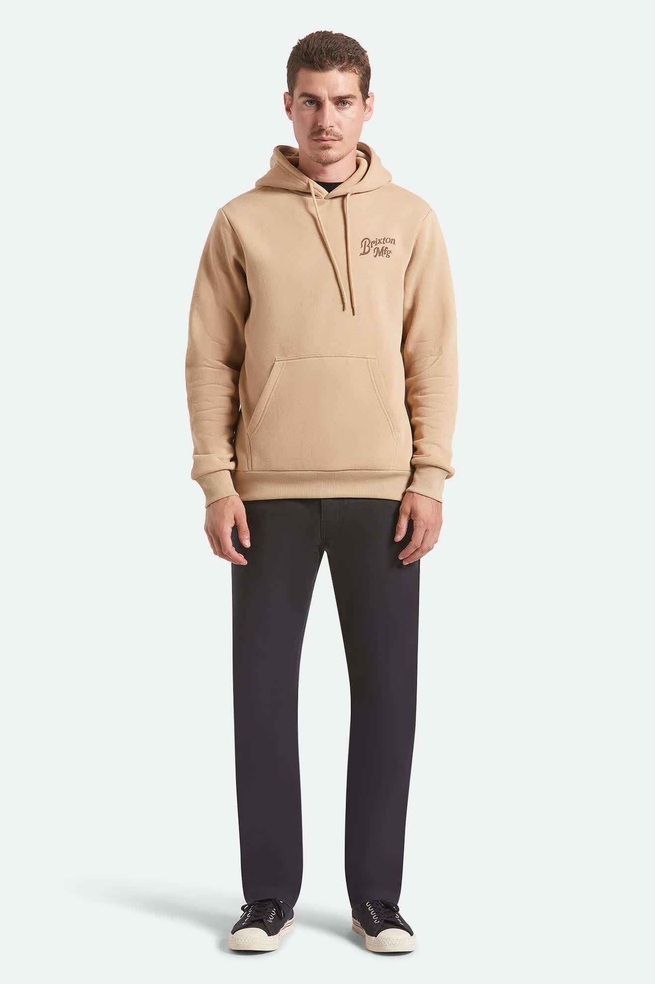 Men's Rothwell Hoodie in the color Sand - Additional Fit image
