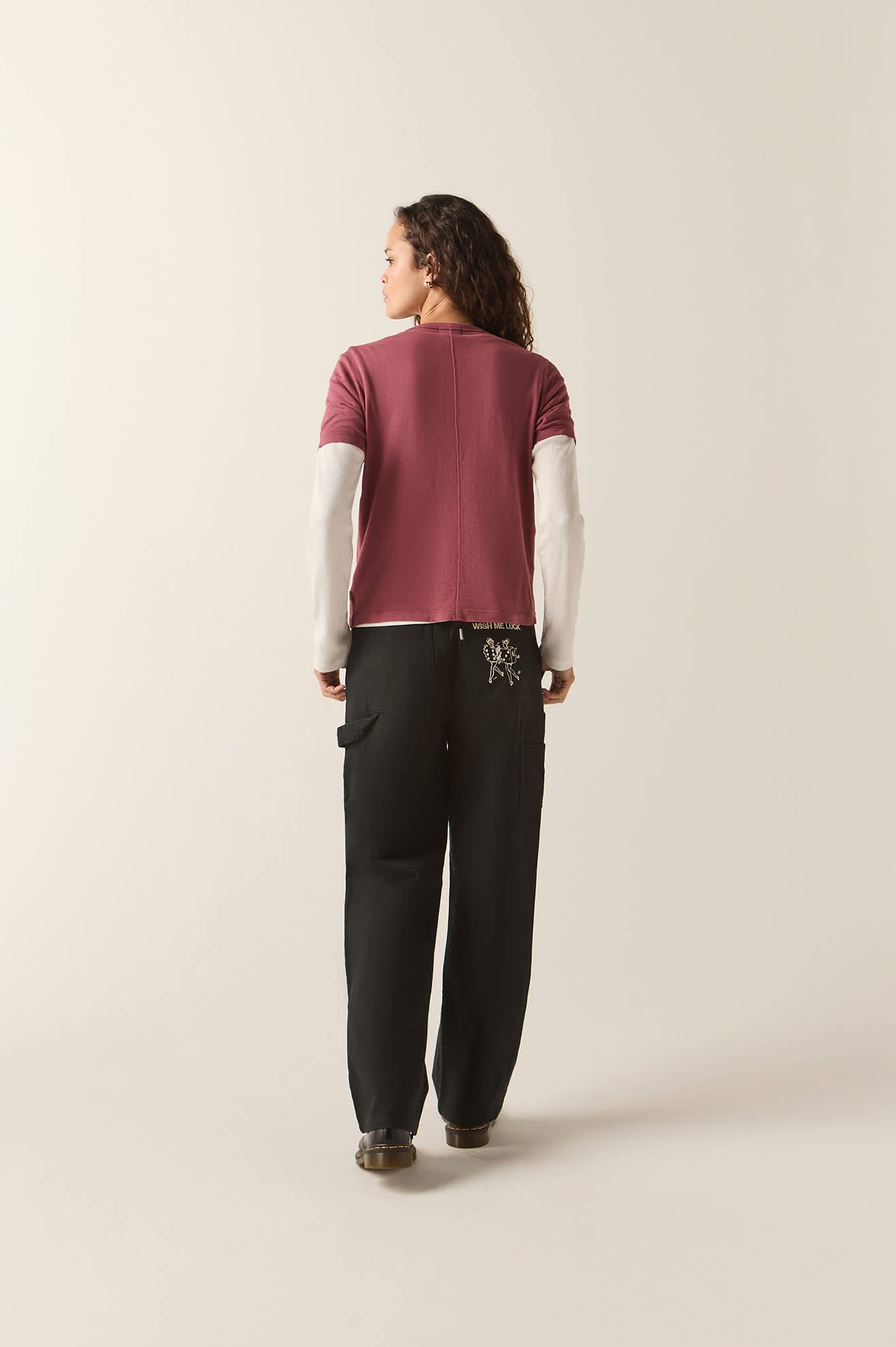 Women's Carefree Organic Garment Dye Perfect T-Shirt in the color Wild Ginger - Additional Fit image