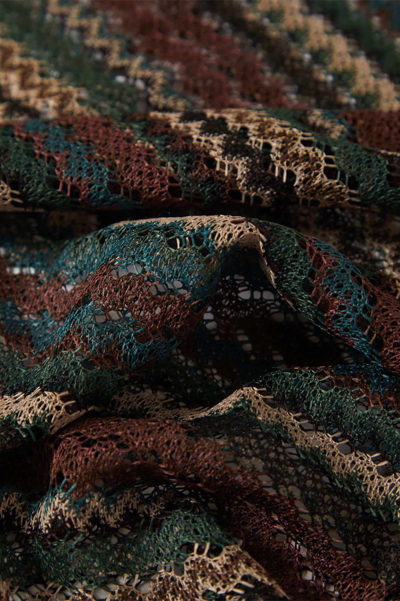 Women's Varsity T-Shirt in the color Multi Retro Stripe - Additional Laydown image