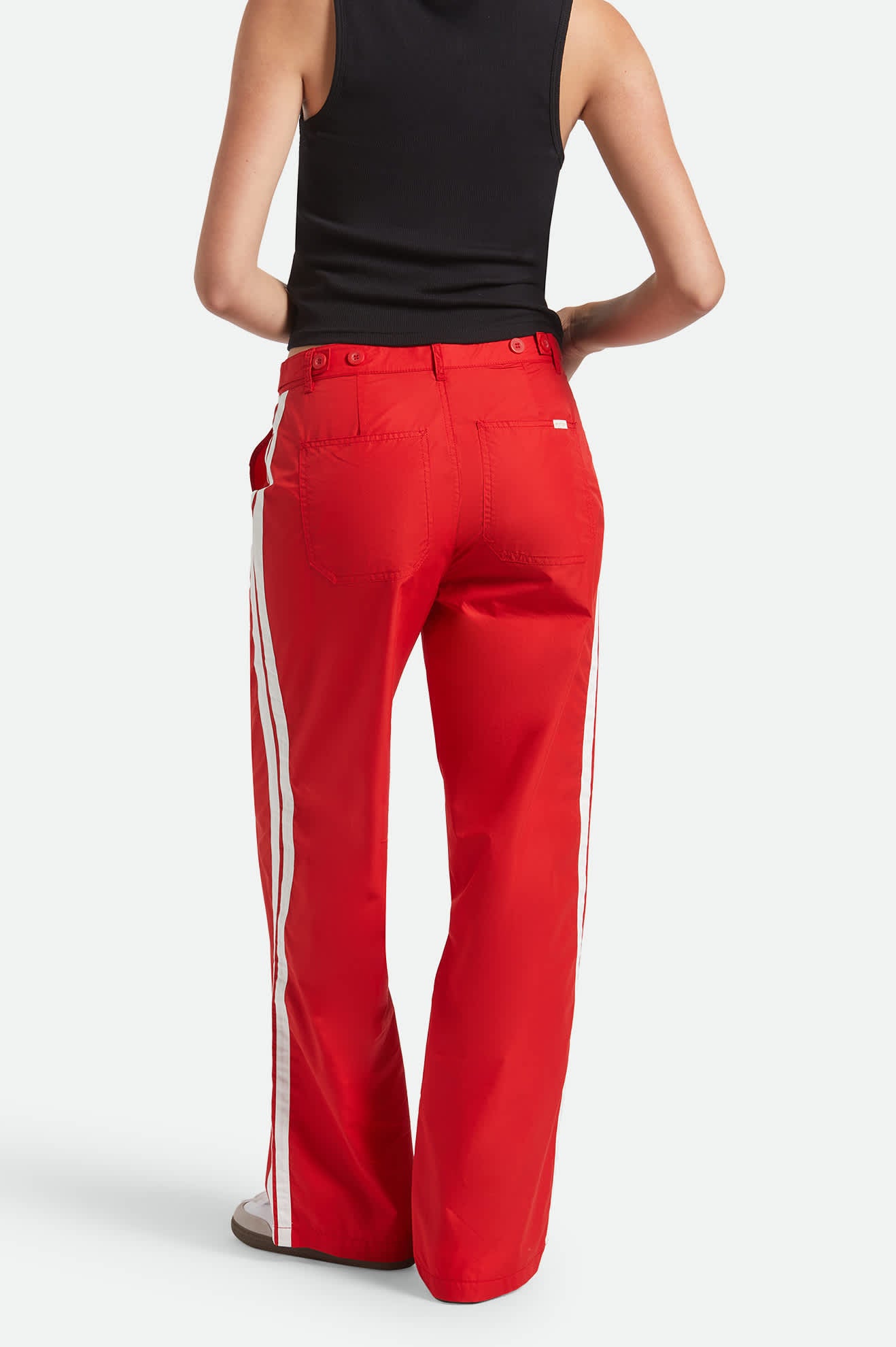 Women's Jane Utility Wide Leg Pant in the color Adrenaline Rush - Women's Back View