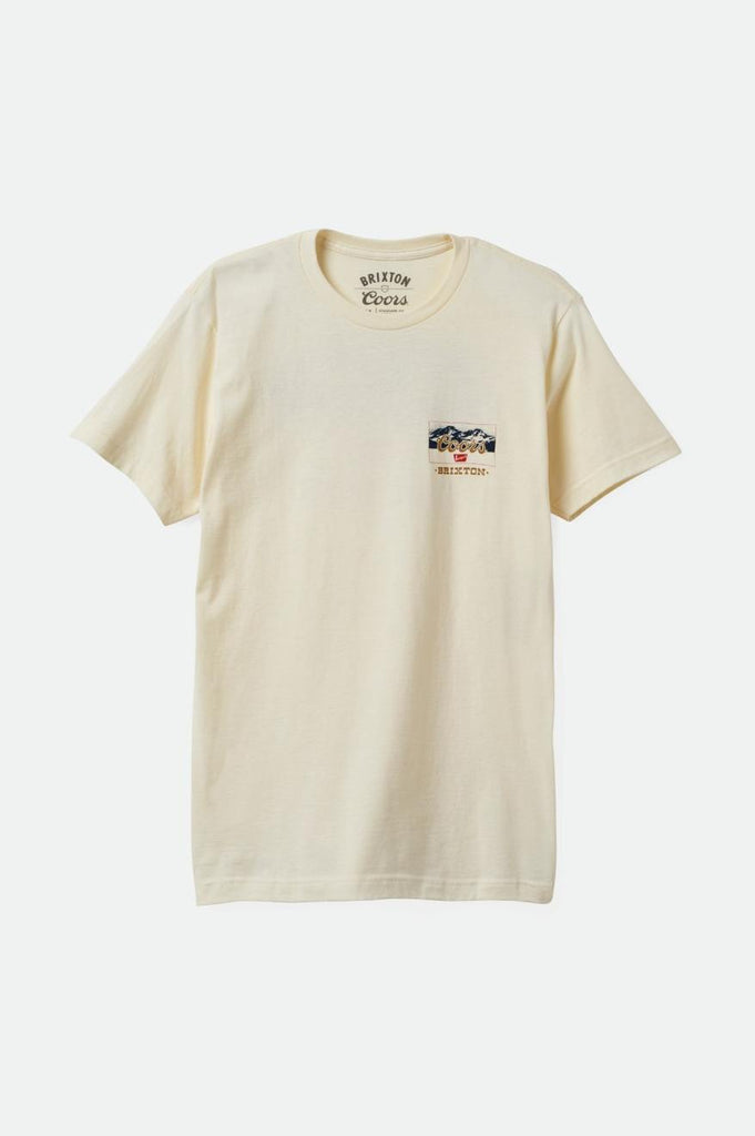 Brixton Coors Mirror S/S Standard Tee - Natural