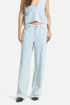 Women's The Chloe 5-Pocket Pant in the color Two Boot Stripe - Women's Front View