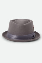Unisex Stout Pork Pie in the color Charcoal/Charcoal - Additional Laydown image