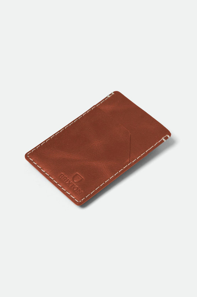 Brixton Traditional Card Holder - Brown