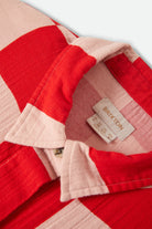 Women's The Getaway Romper in the color Silver Pink/Adrenaline Rush Checkerboard - Additional Laydown image