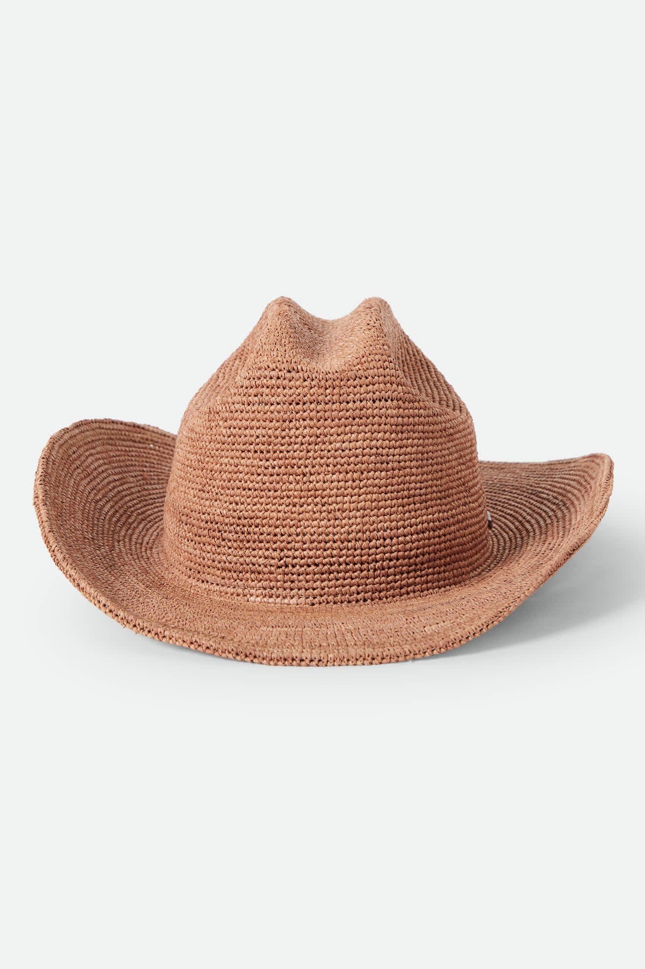 Women's Odessa Straw Packable Cowboy Hat in the color Italian Clay - Additional Laydown image