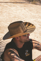 Unisex Lone Star Straw Cowboy Hat in the color Texas Gold - Men's Lifestyle image