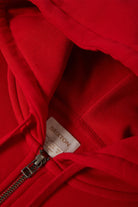 Women's Trophy Horse Cropped Zip Hood in the color Adrenaline Rush - Additional Laydown image