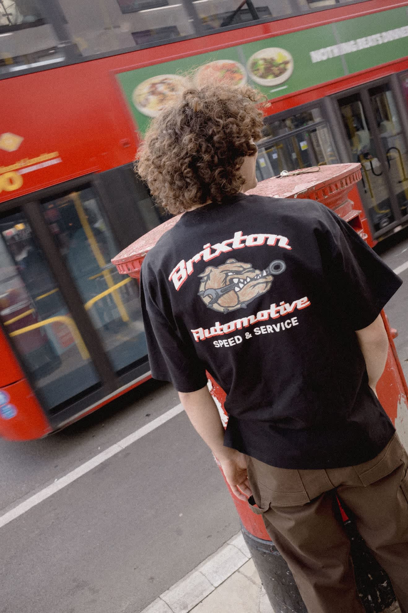 Men's Brewster Oversized T-Shirt in the color Black - Men's Lifestyle image