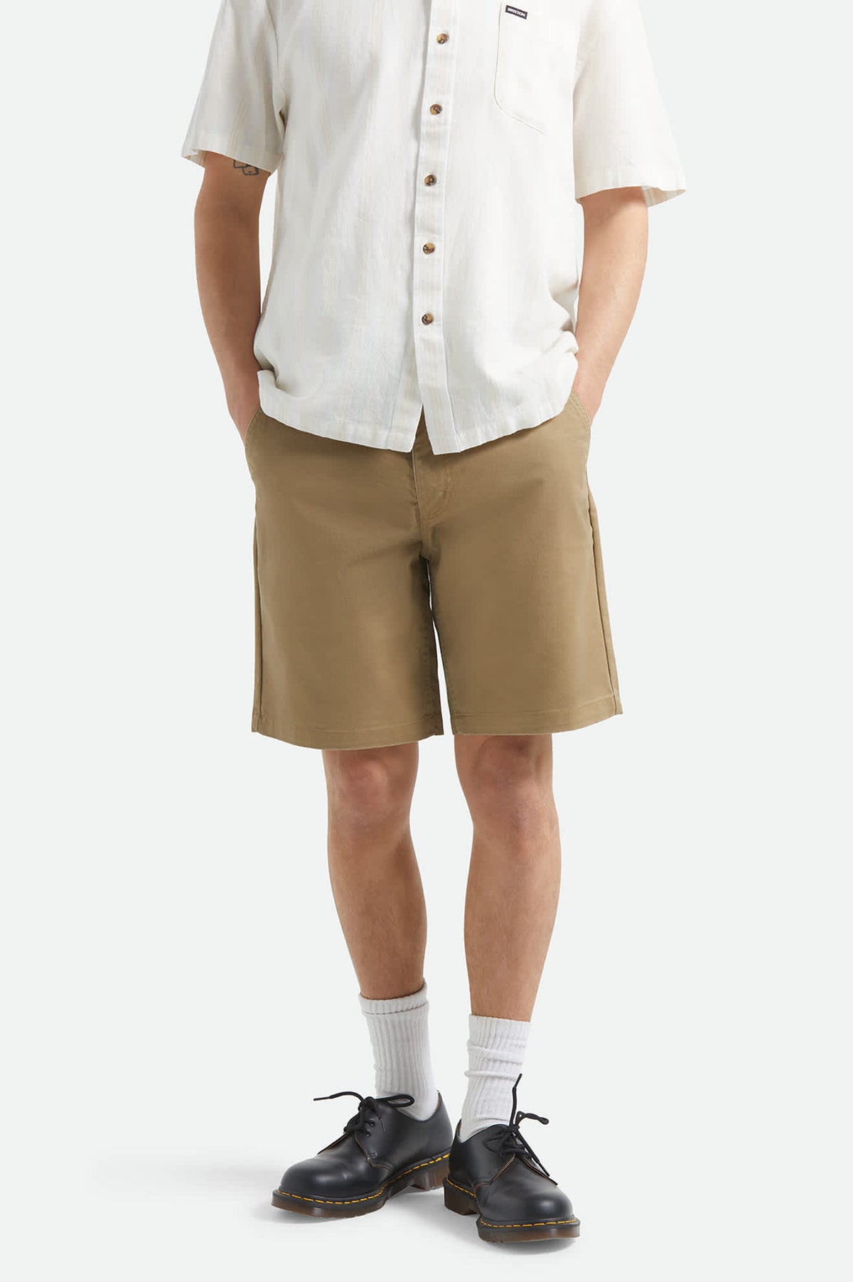 Men's Santo Chino Short in Khaki – Brixton