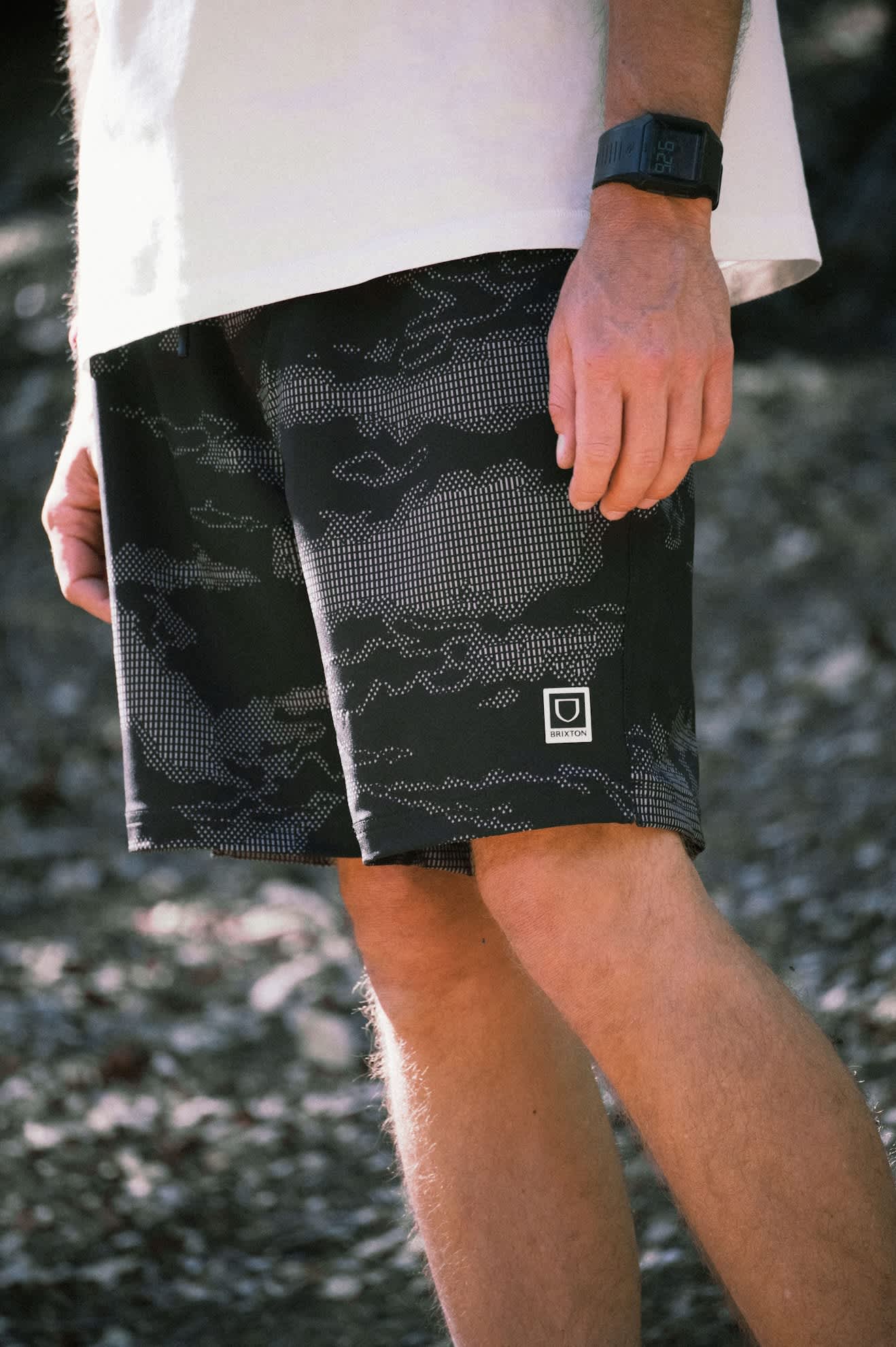 Men's Journey Active Short in the color Black Camo - Men's Lifestyle image