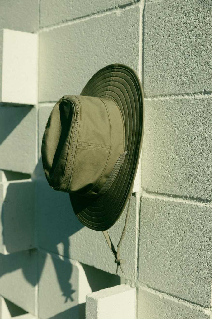 Brixton Coolmax Packable Safari Bucket Hat - Olive Surplus