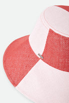 Women's Harmony Packable Bucket Hat in the color Silver Pink/Adrenaline Rush - Additional Laydown image