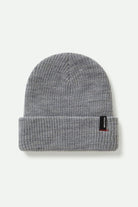 Unisex Heist Beanie in the color Light Heather Grey - Front Product View