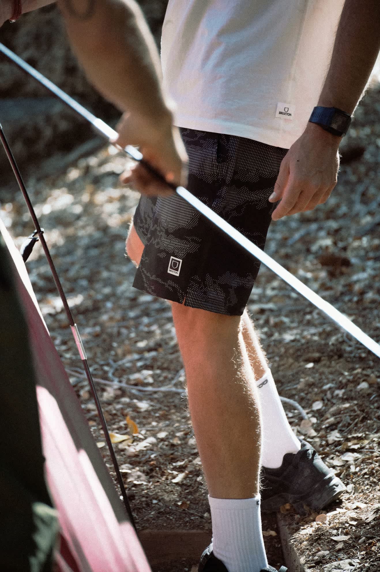 Men's Journey Active Short in the color Black Camo - Men's Lifestyle image