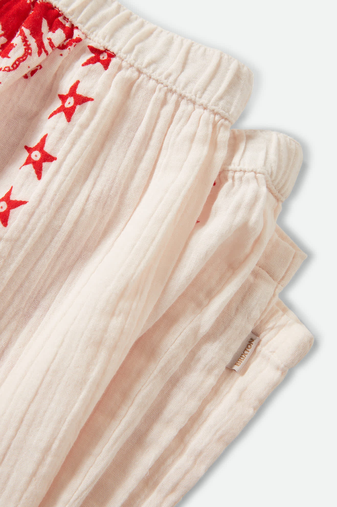 Women's The Lola Lounge Pant in the color Off White Tile - Additional Laydown image