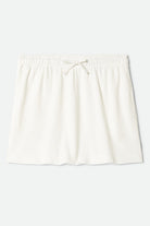 Women's Carefree Organic Garment Dye Lounge Skirt in the color Off White - Front Product View