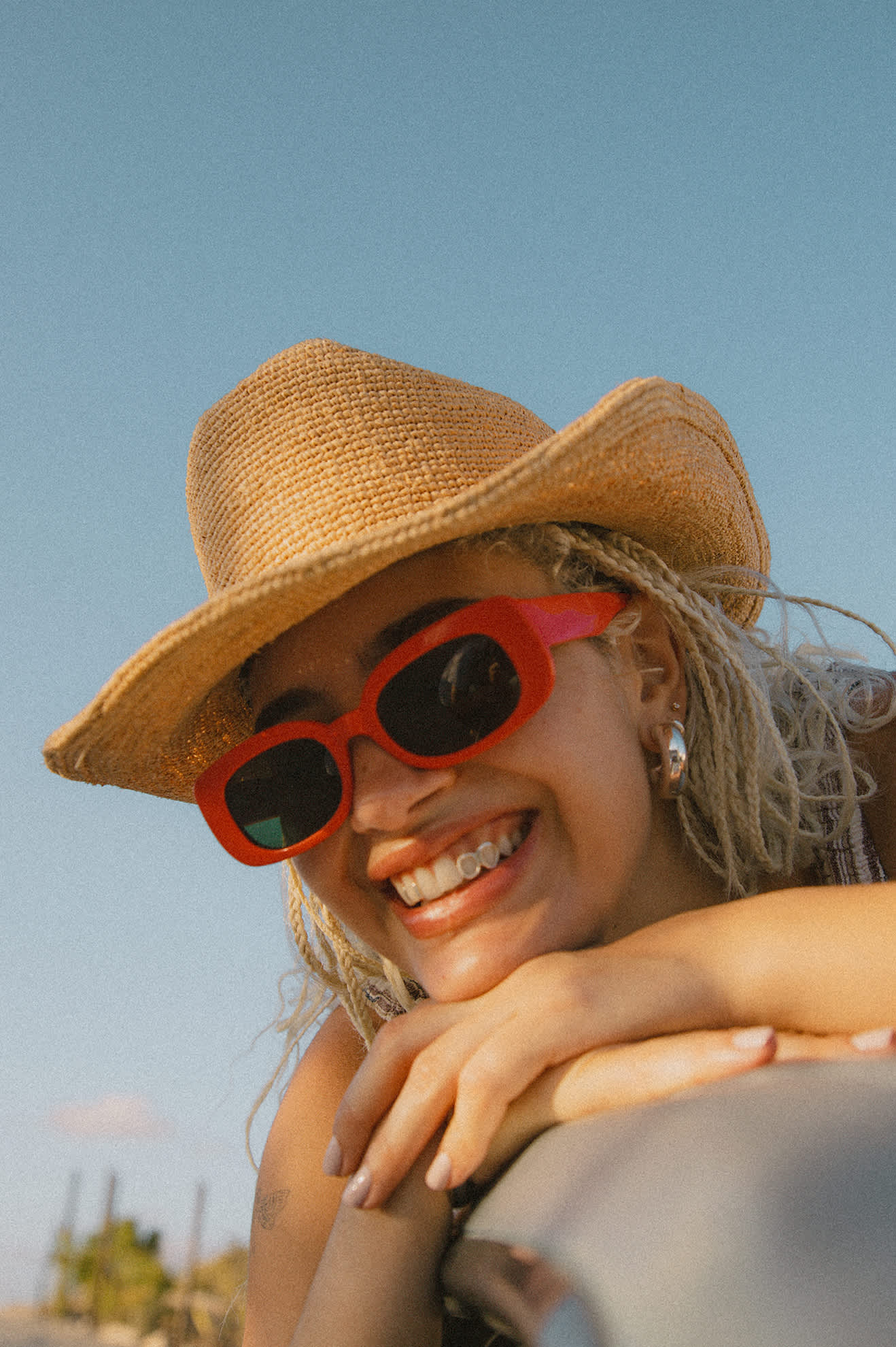 Women's Odessa Straw Packable Cowboy Hat in the color Tan - Men's Lifestyle image