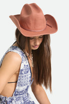 Women's Odessa Cowboy Hat in the color Italian Clay - Additional Fit image