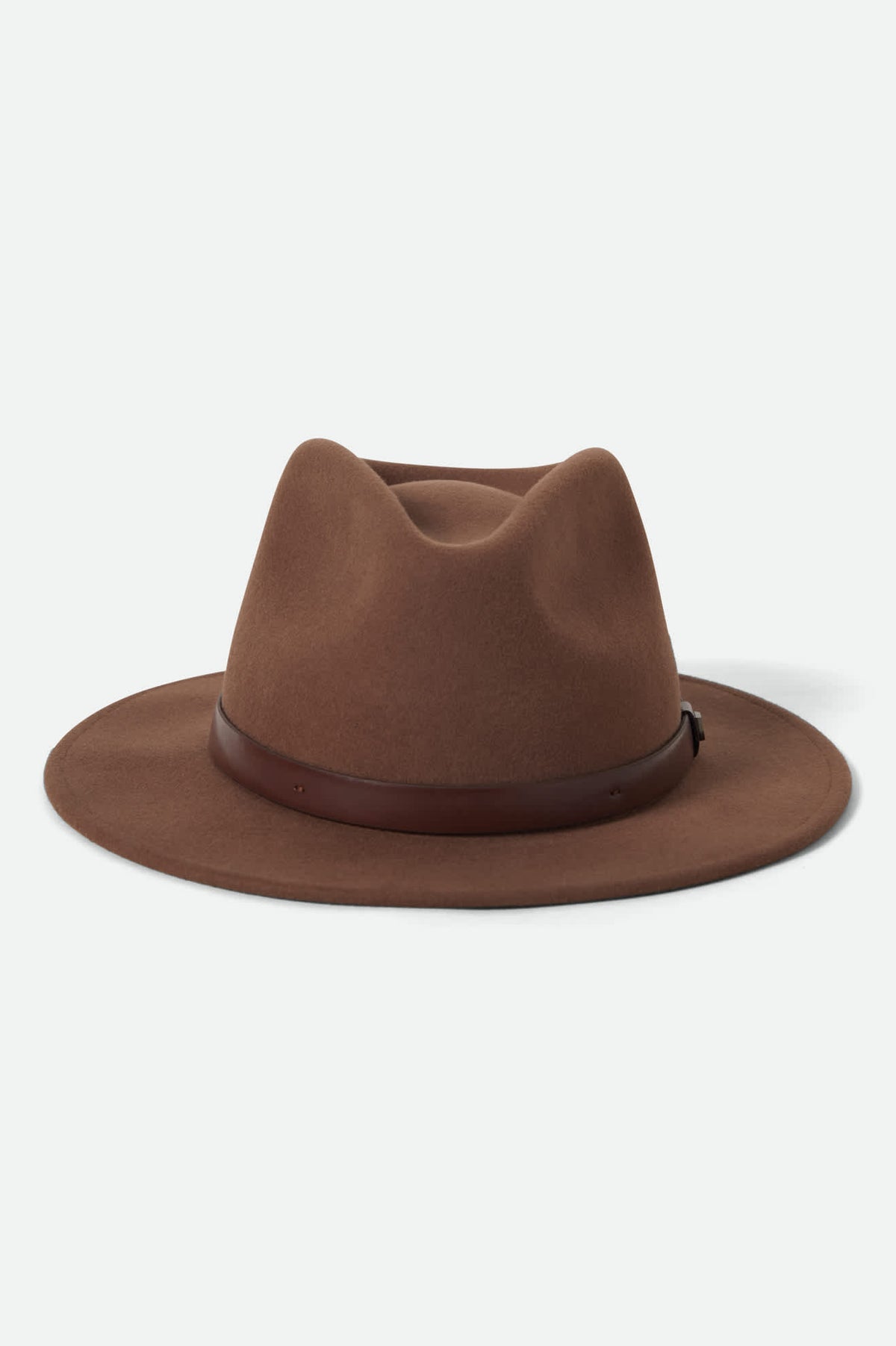 Unisex Messer Fedora in Pinecone Brown – Brixton display picture 3