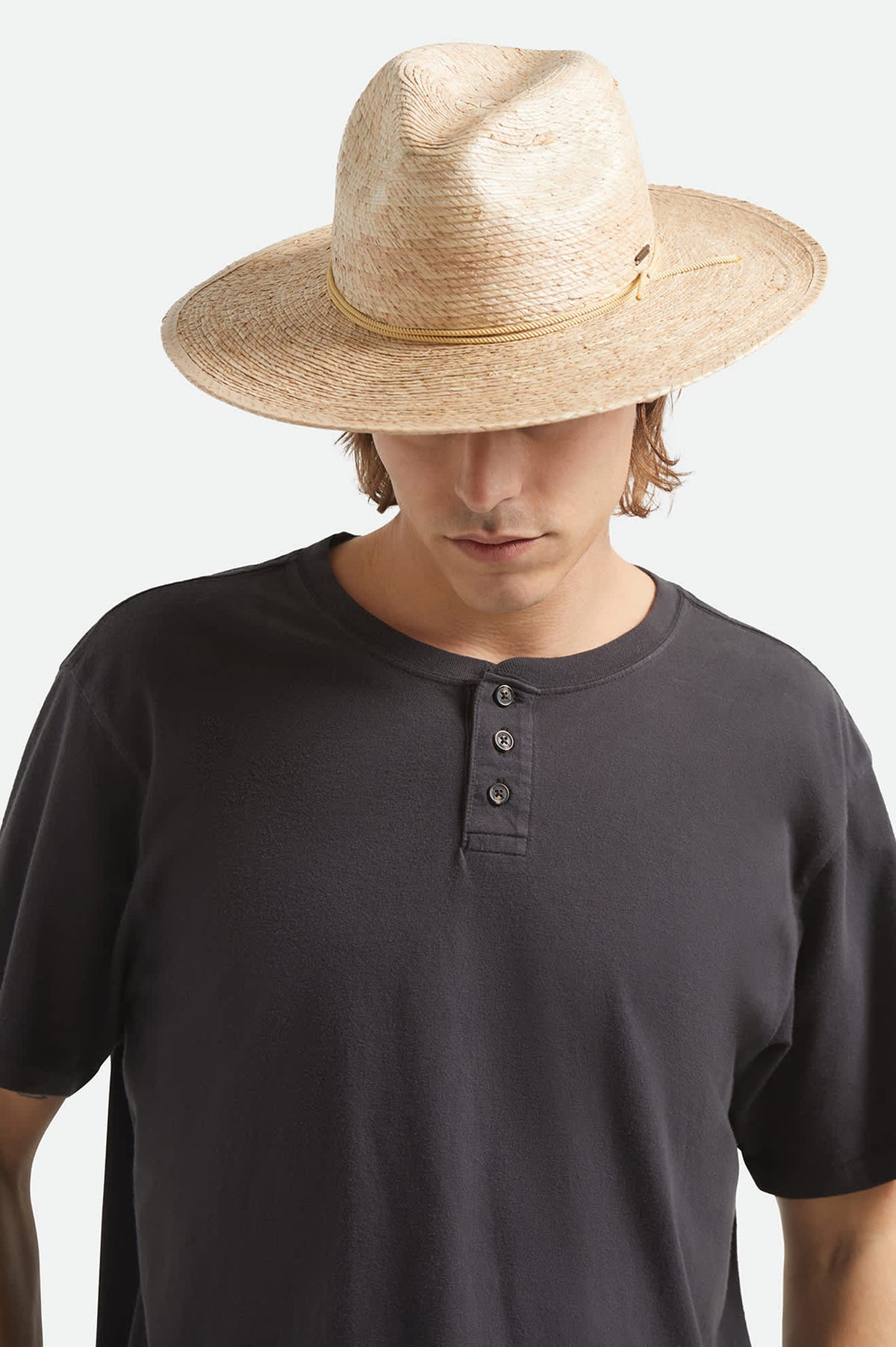 Unisex Blake Sun Hat in Natural – Brixton display picture 2