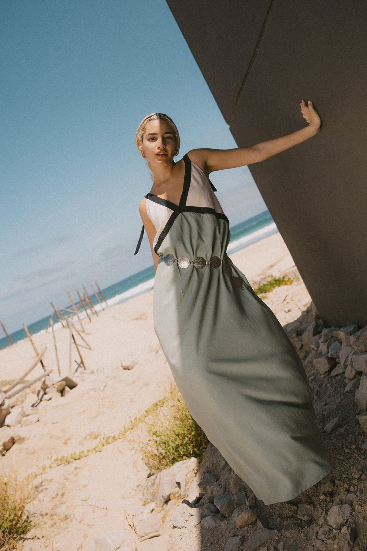 slim fit dress slacks A Line Sage Green Prom Dress with Slit , Sage Green Bridesmaid Dress L –  morievent