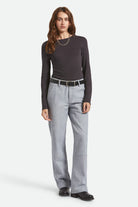 Women's Essex Patched Painter Pant in the color Brushed Blue - Additional Fit image