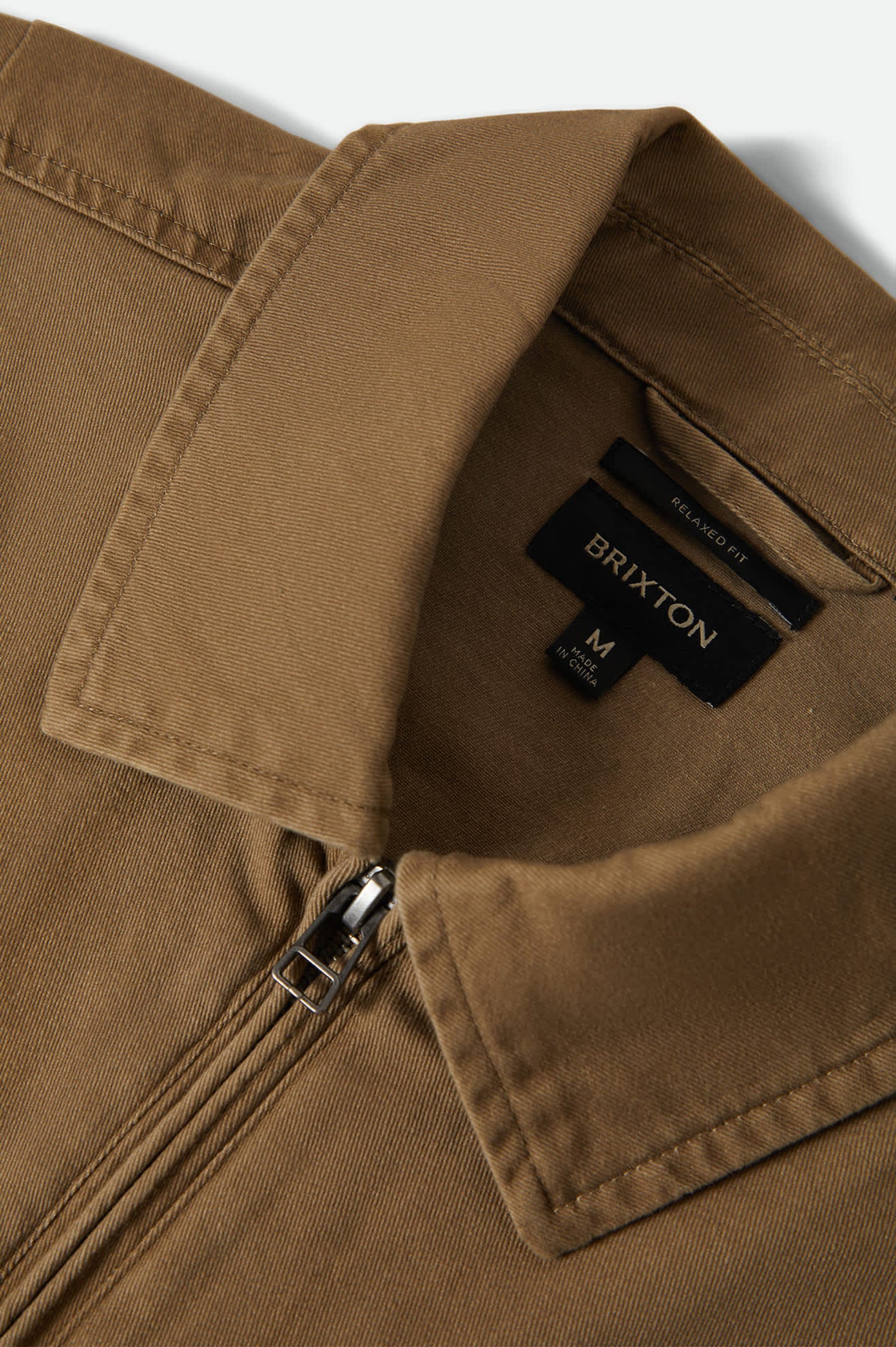 Men's Trademark Lightweight Garage Jacket in the color Washed Khaki - Additional Laydown image