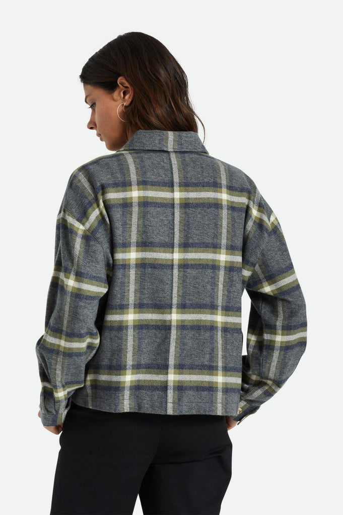 Brixton Bowery Women's L/S Flannel - Washed Navy