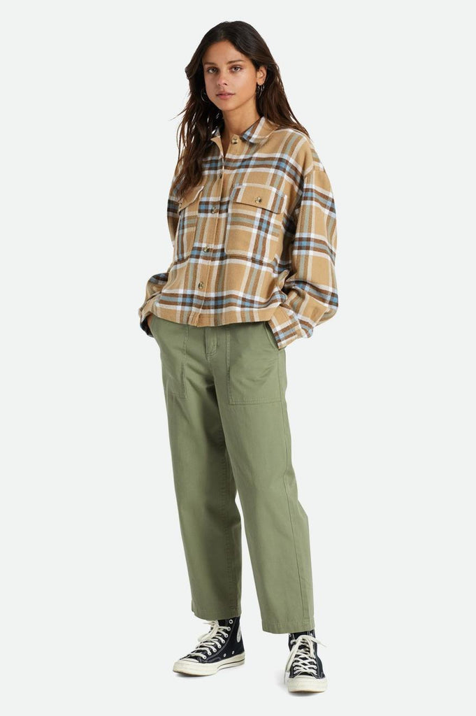 Brixton Bowery Women's L/S Flannel - Mojave
