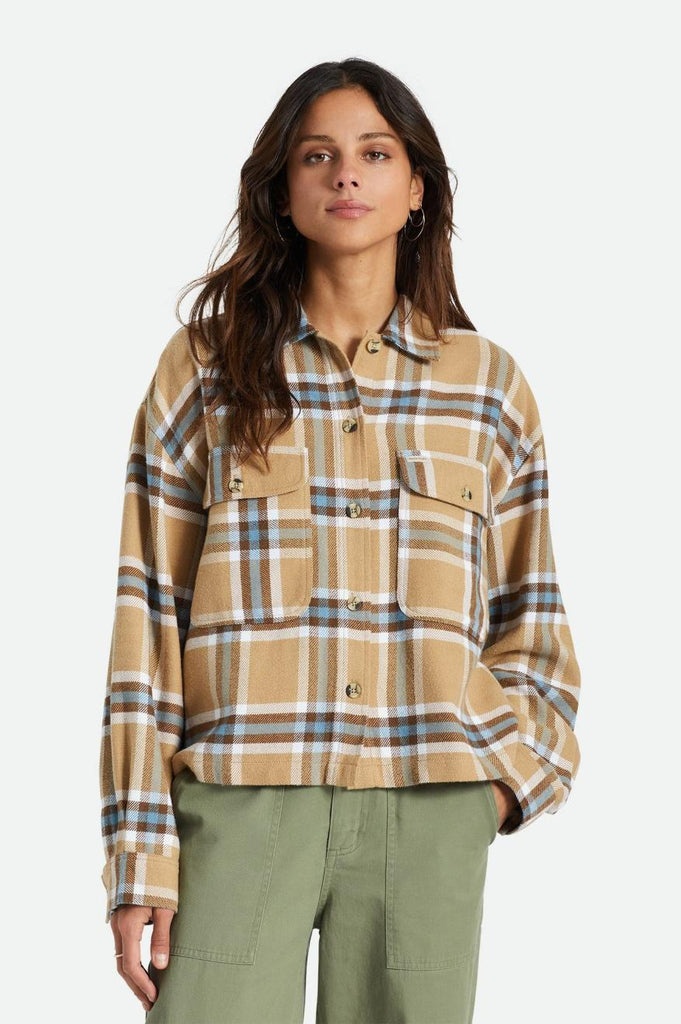 Brixton Bowery Women's L/S Flannel - Mojave