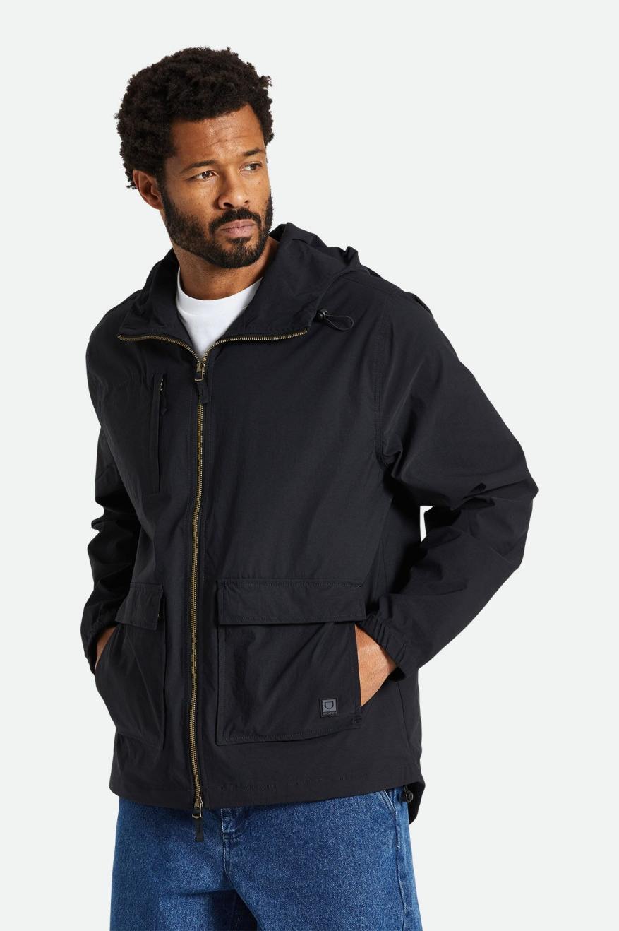 Men's Utility Packable Parka Jacket - Black – Brixton