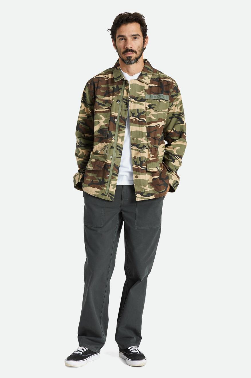 Brixton best sale camo jacket