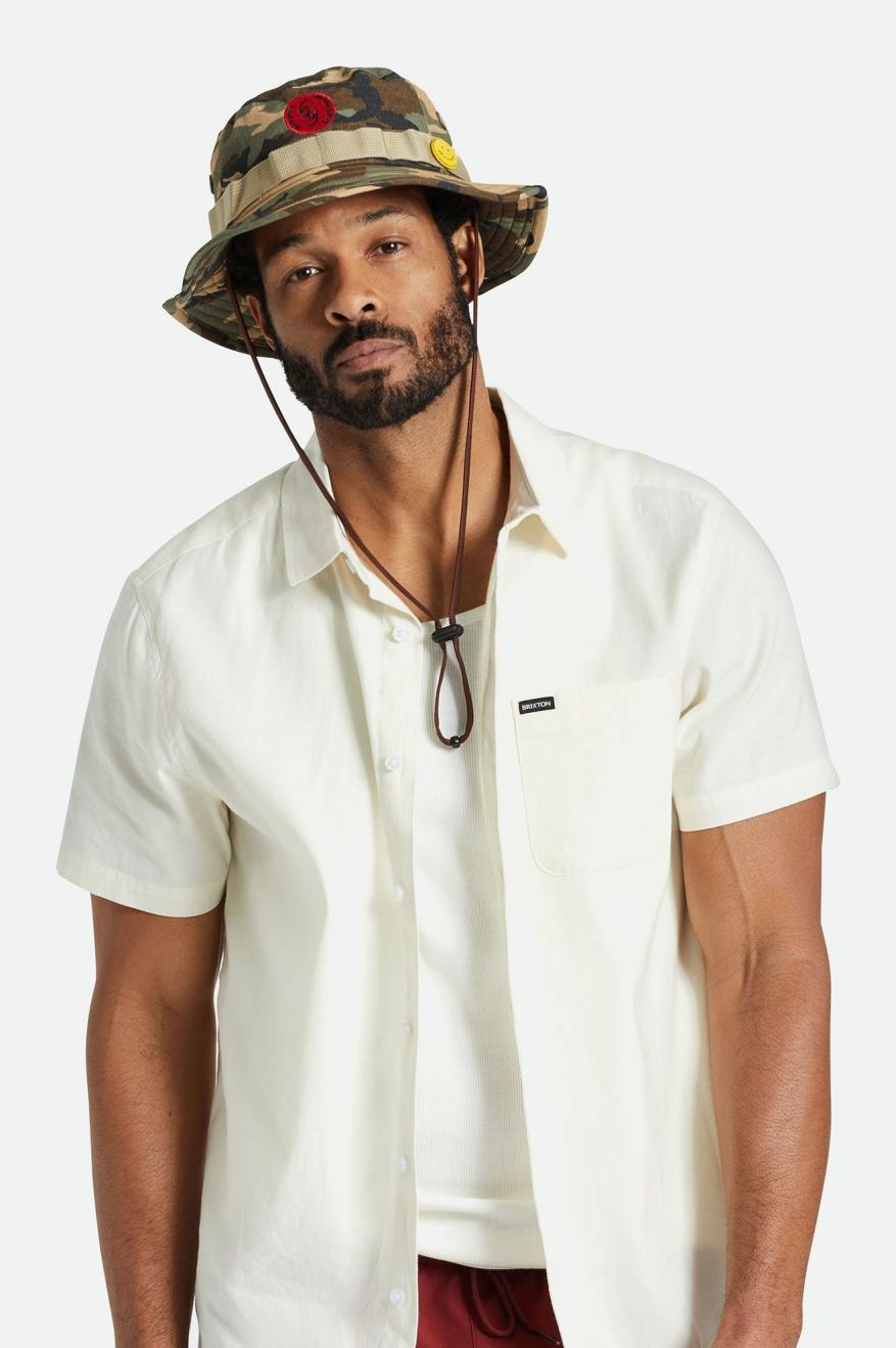 Love Packable Bucket Hat Camo Surplus Brixton