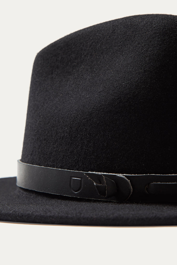 Brixton Brixton x Artifact Leather Adjustable Hat Band - Black