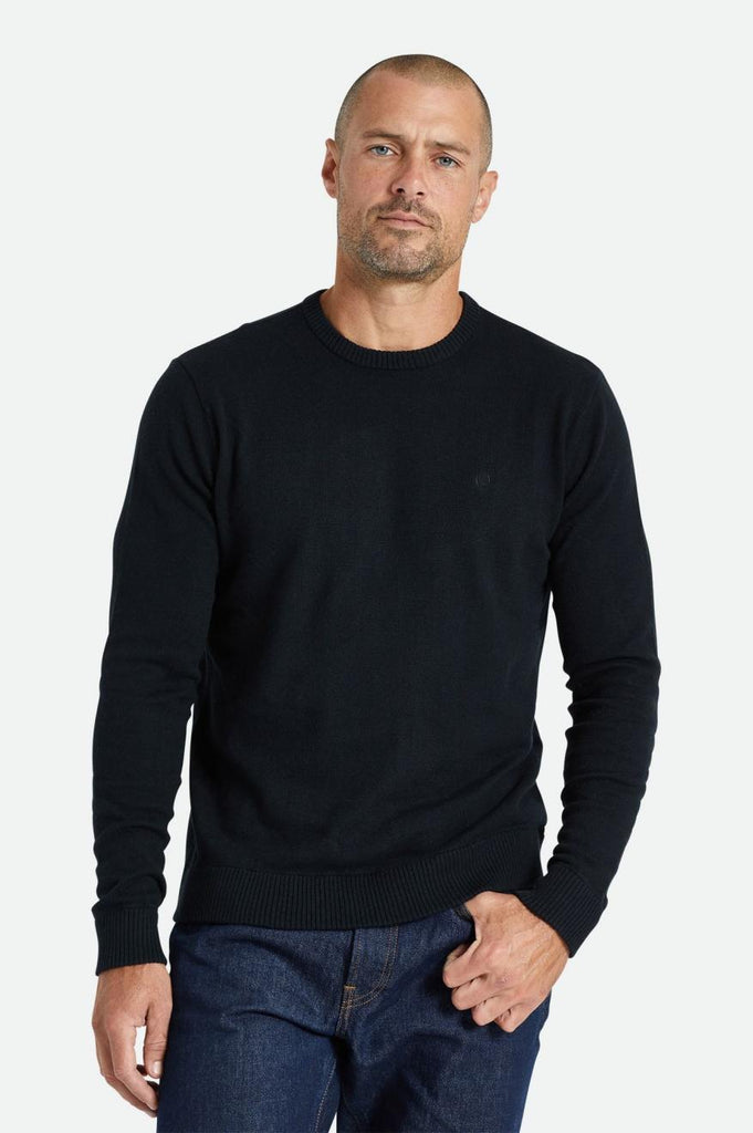 Brixton Reserve Cashmere Sweater - Black
