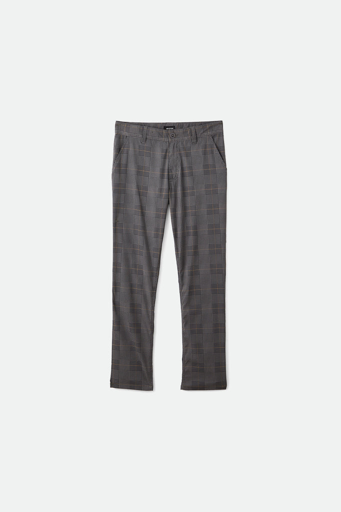 Men's Choice Chino Pant - Grey/Black Plaid - Front Side