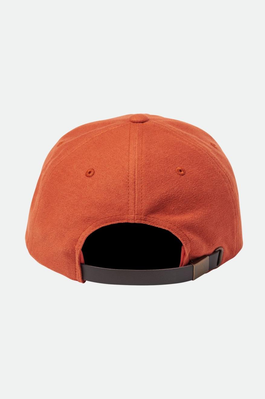 Unisex Big B MP Cap In The Color Burnt Orange Brixton