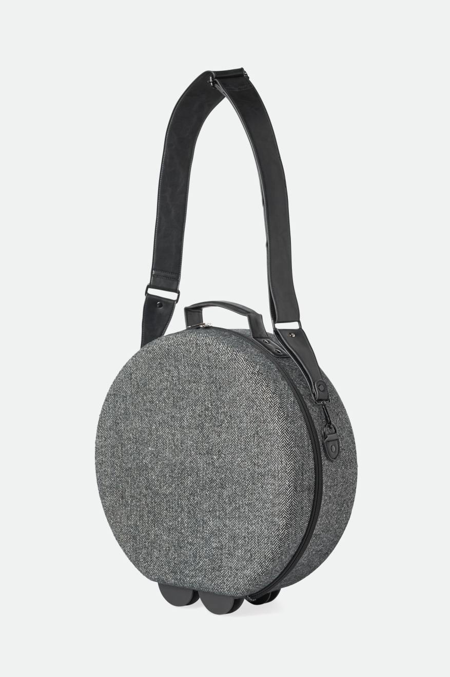 Done Proper Fedora Hat Travel Case Grey Black Brixton